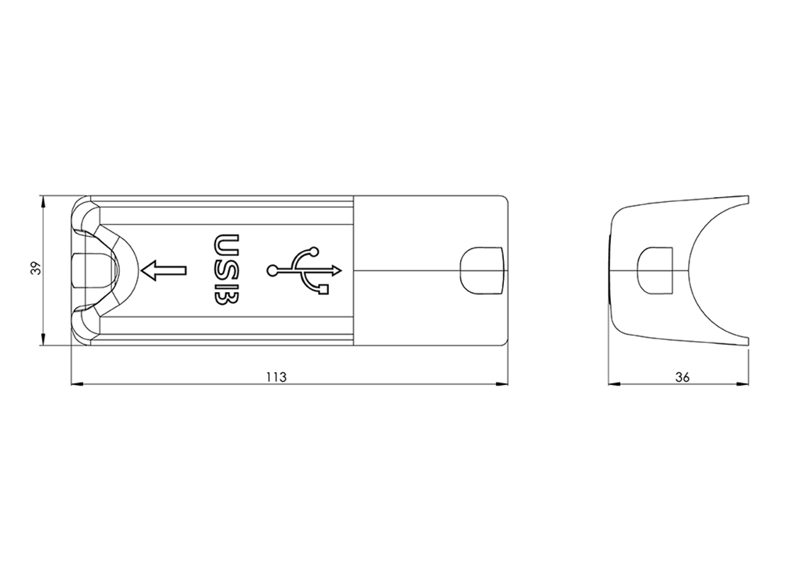 Presa di ricarica USB semplice per il comfort sul bus/ pullman